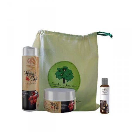 Kit Hidra Soft Sampoo de Buriti 300 ml + Máscara de Buriti 300g + Sérum de Murumuru 60ml