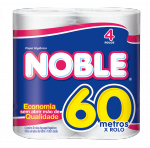 Papel Higiênico Folha Simples Noble 4 Rolos
