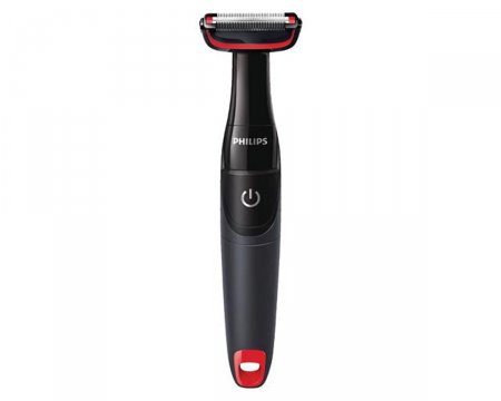 Aparador de Pelos Philips Bodygroom BG105/11 Preto e Vermelho