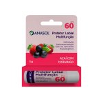 Protetor Labial Anasol FPS60 Açaí com Morango com 5g