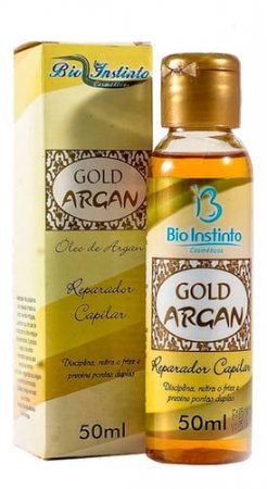 Óleo De Argan Gold Reparador Capilar 30ml - Bio Instinto