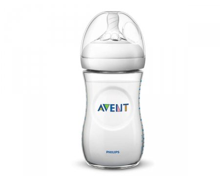 Mamadeira Linha Pétala 260ml Philips Avent SCF033/17 Transparente