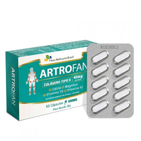 Artrofan 60 cápsulas 500mg - Flora Nativa