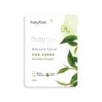 Máscara Facial De Tecido Ruby Skin - Chá Verde