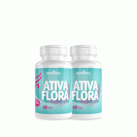 Ativa Flora 2 Unidades 500mg Natural C/60 Caps - Linduras