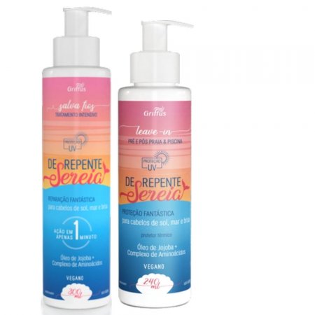 KIT DE REPENTE SEREIA MASCARA 300ML + LEAVE-IN 240ML
