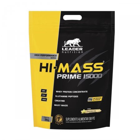 Hi-Prime Mass 15000 Baunilha 3kg Leader Nutrition