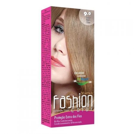 Coloração Fashion Color Louro Muito Claro 9.0 Yamá