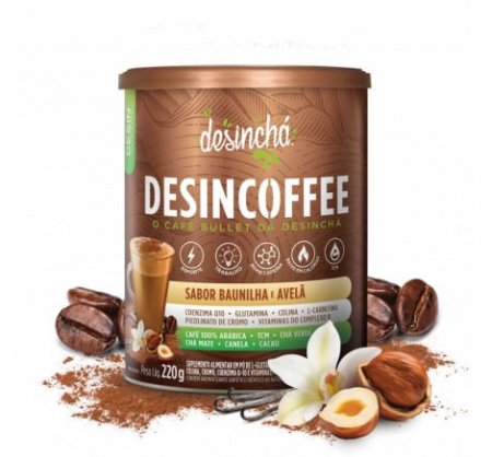 Desincoffee Baunilha e Avelã 220g Desinchá