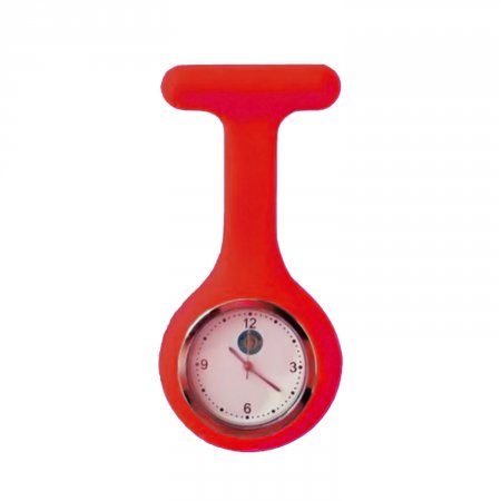 Relógio de Bolso para Enfermagem Vermelho Ortho Pauher
