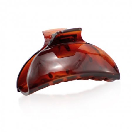 Prendedor Piranha Grande Francesa Tartaruga 7,5x4,5cm