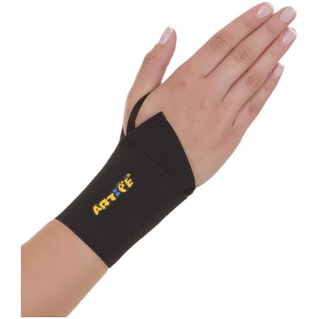 Munhequeira De Pulso Elástica ArtiPé - 8cm - Bilateral - Preta Munhequeira Elástica Artipe Preta