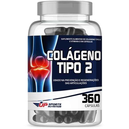 Colágeno Tipo 2 40mg Contra Dor Articular 360 Cápsulas Up Sport Nutrition