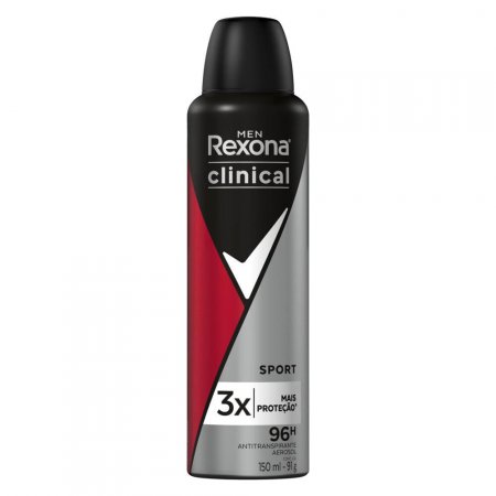 Desodorante Antitranspirante Rexona Clinical Men Sport com 150ml