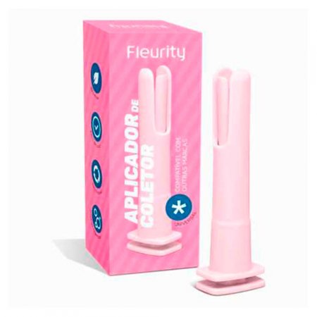 Aplicador de Coletor Menstrual Fleurity - 1 Un