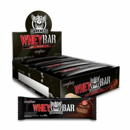 Whey Bar Darkness Chocolate Meio Amargo 8 Unidades Integralmedica