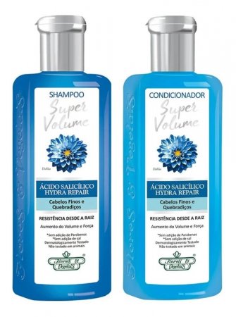 Flores e Vegetais Super Volume Shampoo e Condicionador