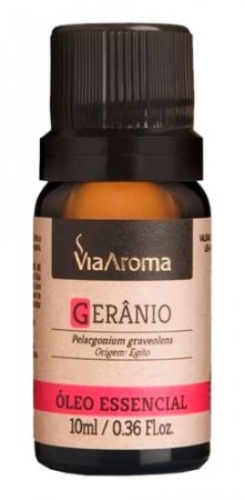 Óleo Essencial Gerânio 10ml - Via Aroma