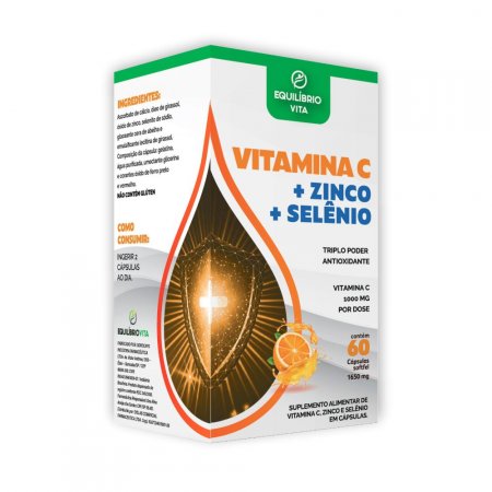 Vitamina C Tripla Ação 60 Cápsulas