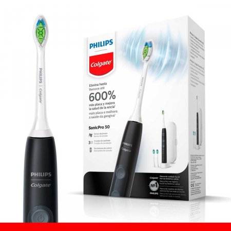 Escova de Dente Elétrica Philips Colgate SonicPro 50 com 1 unidade