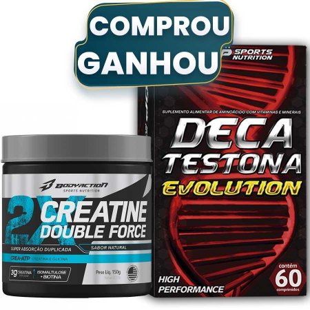 Deca Testona Evolution 60 Cápsulas Us Sport Nutrition Grátis Creatina 150g BodyAction