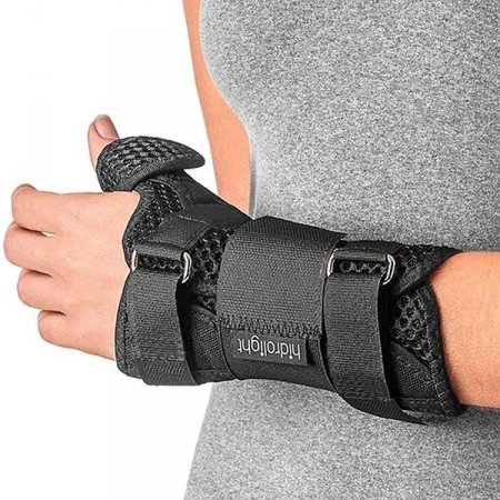 Ortese Munhequeira C/ Tala Polegar Esquerda Hidrolight - Preto - G