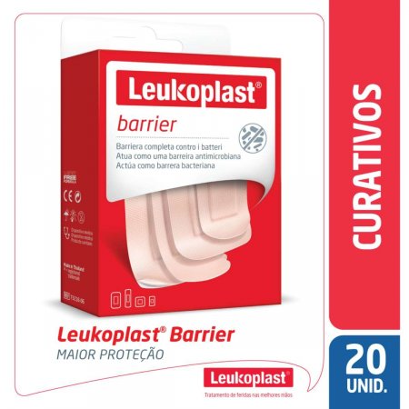 Curativo Leukoplast Barrier Sortidos com 20 Unidades