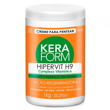 Creme Para Pentear Keraform Hipervit h9 1kg Skafe