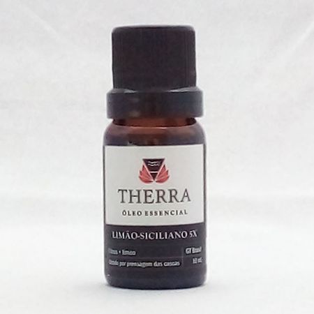 Óleo Essencial Gourmet de Limão Siciliano 5X 10ml Therra