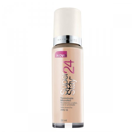 Base Líquida Maybelline Superstay 24 Horas Cor Nº10 Porcelain Ivory Light FPS 19 com 30ml