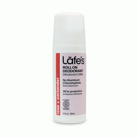 Desodorante Roll-on Natural Rose e Coriander 88ml - Lafe's
