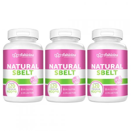 Natural Sbelt - Ashivins - 360 caps - 400 mg