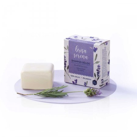 Shampoo Sólido Beegreen Brisa Serena com 75g