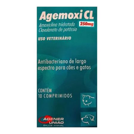 AGEMOXI CL 250mg - caixa com 10 compr.
