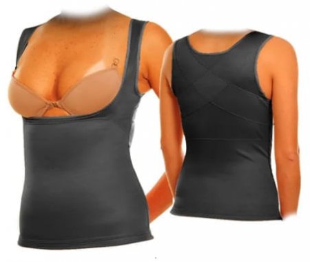 Cinta Modeladora e Postural Feminina Preto - P