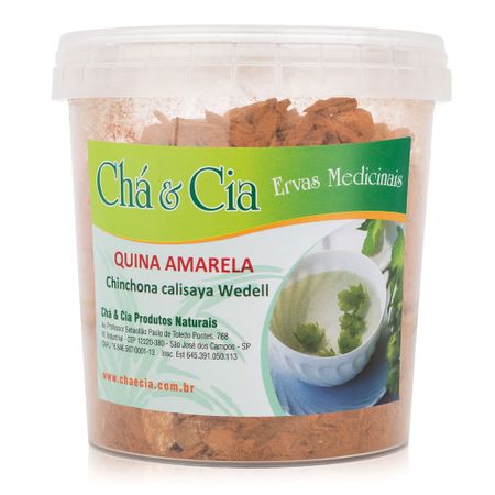 Chá de Quina Amarela - Cinchona calisaya Wedell 100g Quina Amarela - Chinchona calisaya Wedell 100g