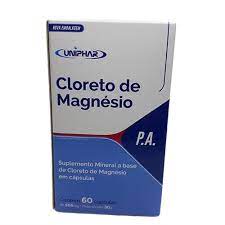 Cloreto de Magnésio Uniphar P.A. C/ 60 Cáps