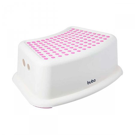 Degrau Infantil Buba Baby Rosa com 1 Unidade
