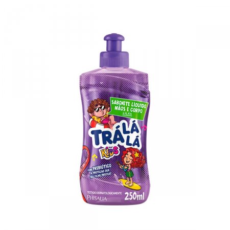 Sabonete Líquido Mãos e Corpo Trá Lá Lá Kids Lilás com 250ml