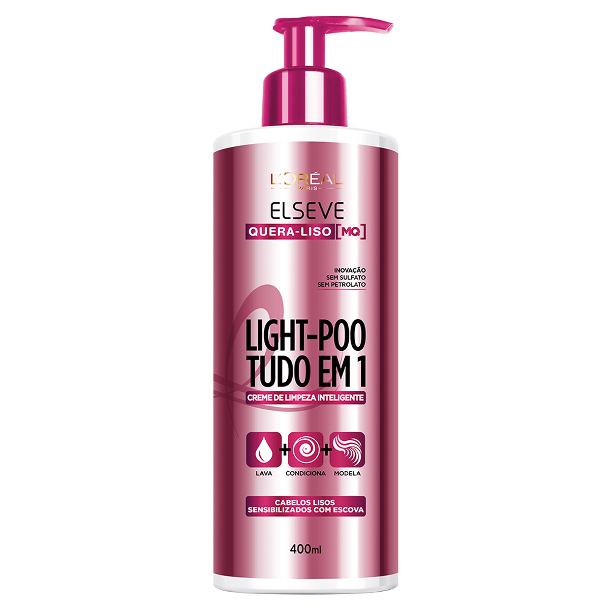 Creme de Limpeza Light-Poo Tudo Em 1 Quera-Liso