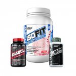 ISOFIT 100% WHEY ISOLADO (2lb) + ANABOL5 (60 Cápsulas) + VITADAPT MULTI-VITAMÍNICO (60 Cápsulas) - Morango