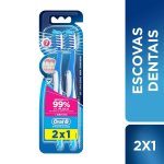 Escova de Dente Oral-B Pro-Saúde 7 Benefícios Macia com 2 unidades