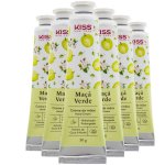 Kit 6 Creme de Mãos Hidratação Prolongada Maçã Verde 30g Kiss NY