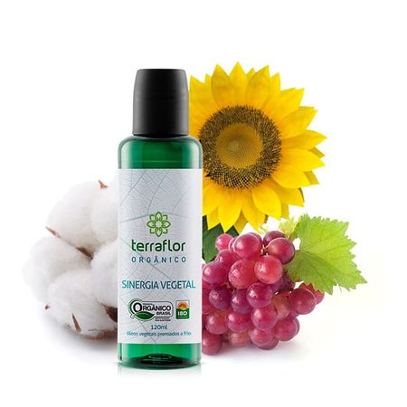 Sinergia Vegetal de Óleo Carreador para Massagem Orgânico 120ml Terra Flor