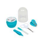 Kit Cuidados Pessoais Buba Baby Azul com Estojo com 4 peças