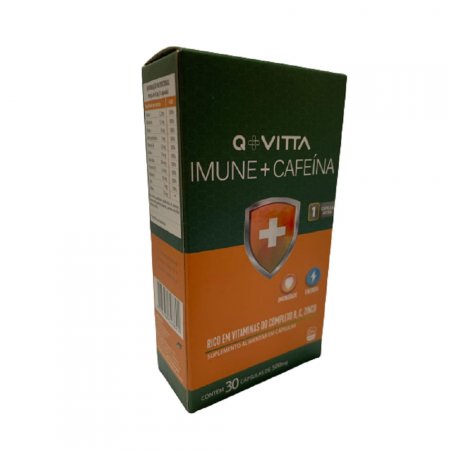 Vitamina C+B+ZINCO (IMUNE CAFEINA) Q+VITTA 500MG C/30 CAPS