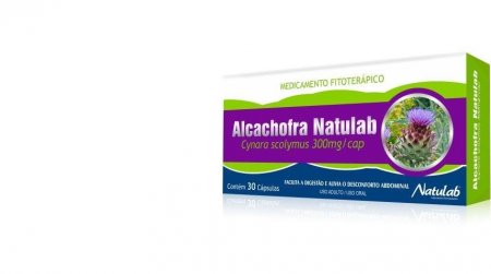Alcachofra Natulab 300mg 30caps.