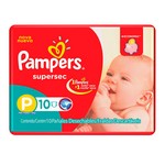 Fralda Pampers SuperSec Tamanho P