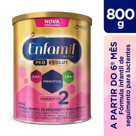 Fórmula Infantil Enfamil Premium 2 com 800g