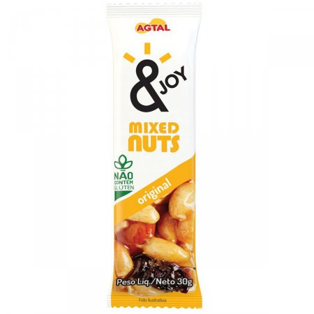 Barra de Cereal Mixed Nuts Original com 30g